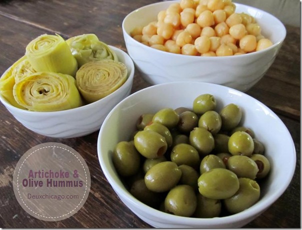 Artichoke and Olive Hummus